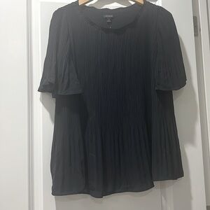 Dressy pleated Ann Taylor blouse